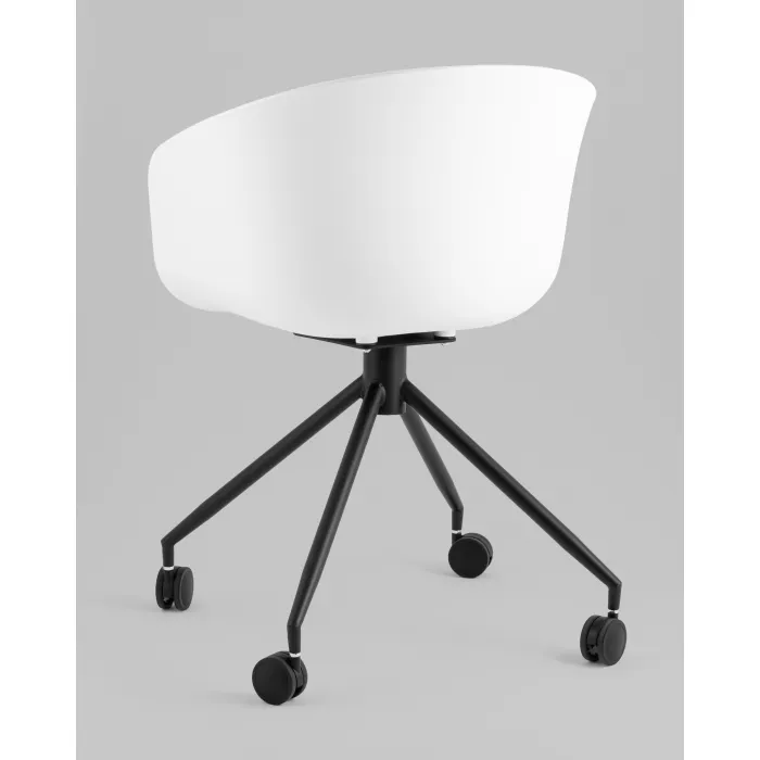 Кресло офисное LIBRA NL экокожа белый Stool Group УТ000039322 от ImperiumLoft