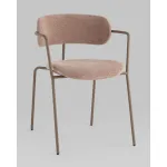 Стул Дженни букле бежевый каркас бежево-серый матовый Stool Group УТ000039183