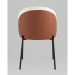 Стул обеденный Adelinde бежевый с коричневой экокожей Stool Group УТ000039297