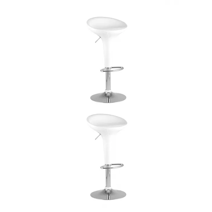 Стул барный Bomba (Бомба) белый 2 шт Stool Group УТ000038604 от ImperiumLoft