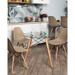 Стол Eames DSW NEW D80 стеклянный Stool Group УТ000039068