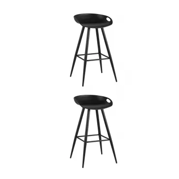 Стул барный Флэш черный 2 шт Stool Group УТ000038321