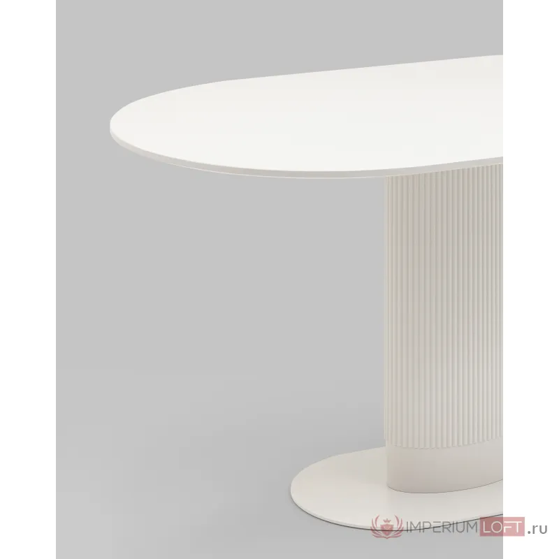Стол обеденный Mystery 130*80 белый Stool Group УТ000039507 от ImperiumLoft