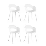 Стул Lady пластик белый 4 шт. Stool Group УТ000037269