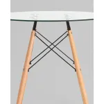 Стол Eames DSW NEW D80 стеклянный Stool Group УТ000039068