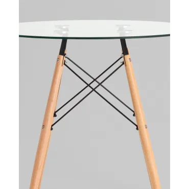 Стол Eames DSW NEW D80 стеклянный Stool Group УТ000039068 от ImperiumLoft
