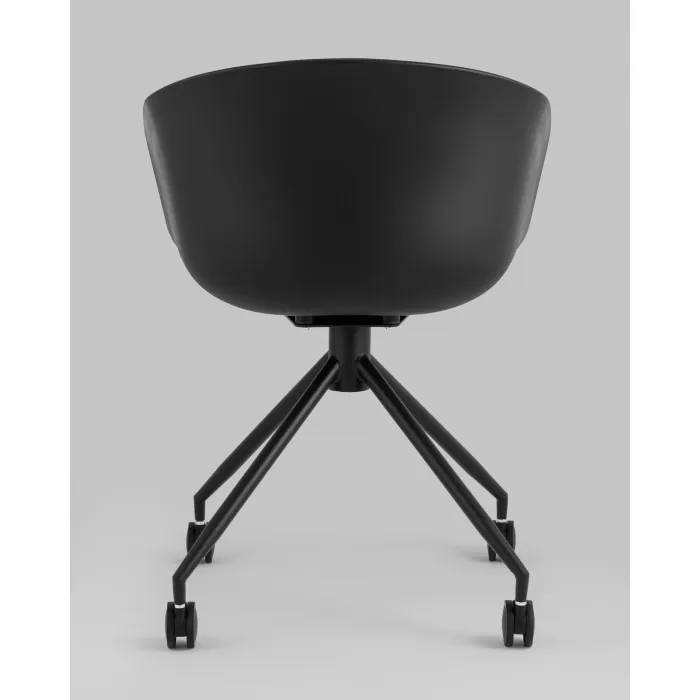 Кресло офисное LIBRA рогожка черный Stool Group УТ000038152 от ImperiumLoft