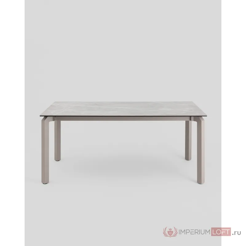 Стол обеденный Varden раскладной 180-240х90 см керамика серый Stool Group УТ000039917 от ImperiumLoft