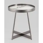 Журнальный столик Гера 50*50 см белая керамика Stool Group УТ000039406 от ImperiumLoft