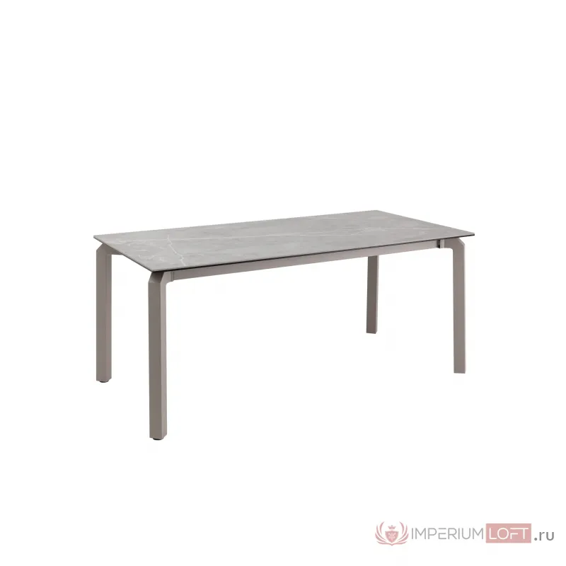 Стол обеденный Varden раскладной 180-240х90 см керамика серый Stool Group УТ000039917 от ImperiumLoft
