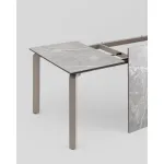Стол обеденный Varden раскладной 180-240х90 см керамика серый Stool Group УТ000039917 от ImperiumLoft