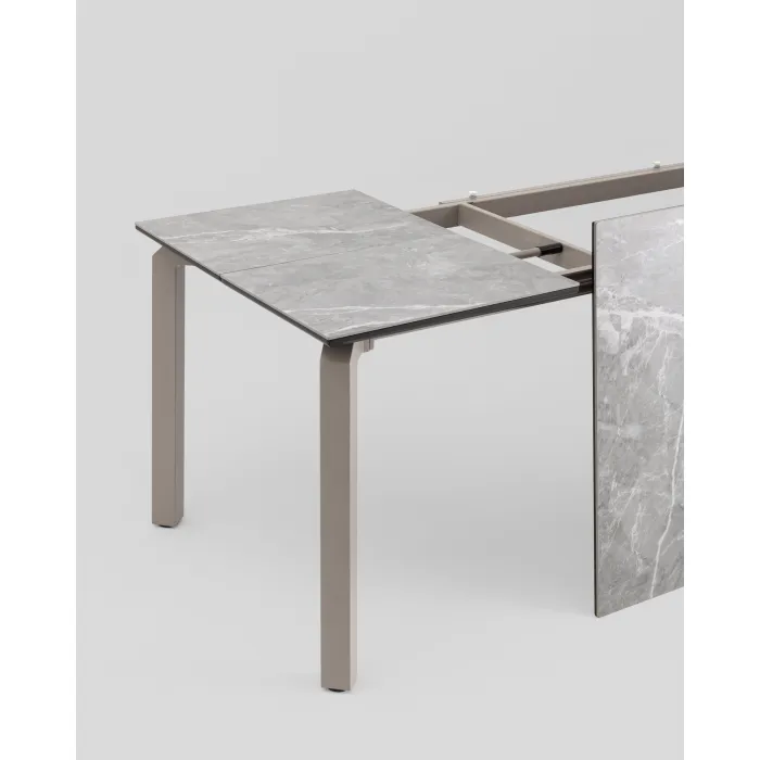 Стол обеденный Varden раскладной 180-240х90 см керамика серый Stool Group УТ000039917 от ImperiumLoft