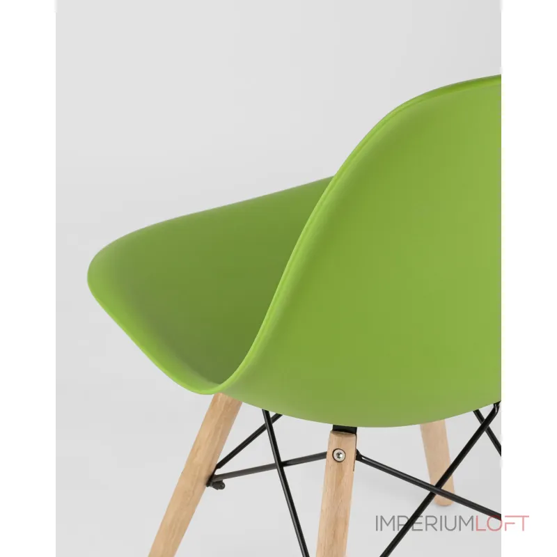 Стул Eames Style DSW зеленый (разборный каркас) Stool Group УТ000037591