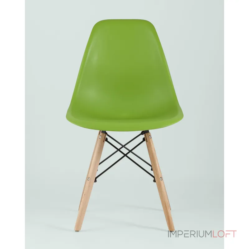 Стул Eames Style DSW зеленый (разборный каркас) Stool Group УТ000037591