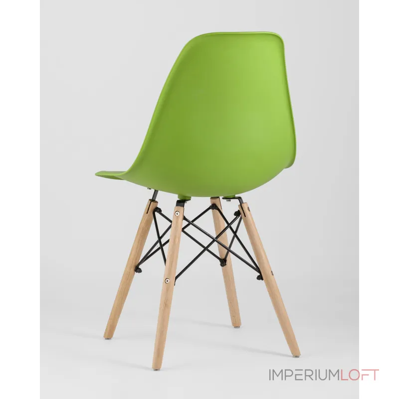 Стул Eames Style DSW зеленый (разборный каркас) Stool Group УТ000037591