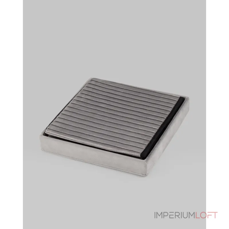 Пуф складной с ящиком Store Square серый Stool Group УТ000038973 Пуф складной с ящиком Store Square серый Stool Group УТ000038973