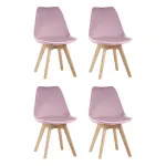 Стул FRANKFURT велюр розовый 4 шт. Stool Group УТ000036620