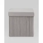 Пуф складной с ящиком Store Square серый Stool Group УТ000038973