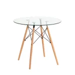 Стол Eames DSW NEW D80 стеклянный Stool Group УТ000039068