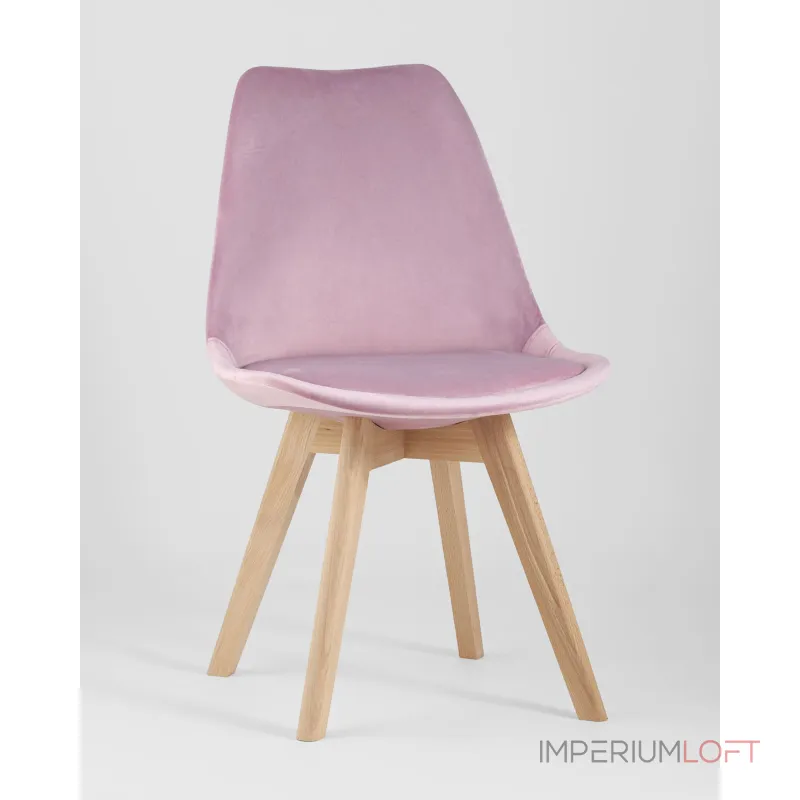 Стул FRANKFURT велюр розовый 4 шт. Stool Group УТ000036620 Стул FRANKFURT велюр розовый 4 шт. Stool Group УТ000036620