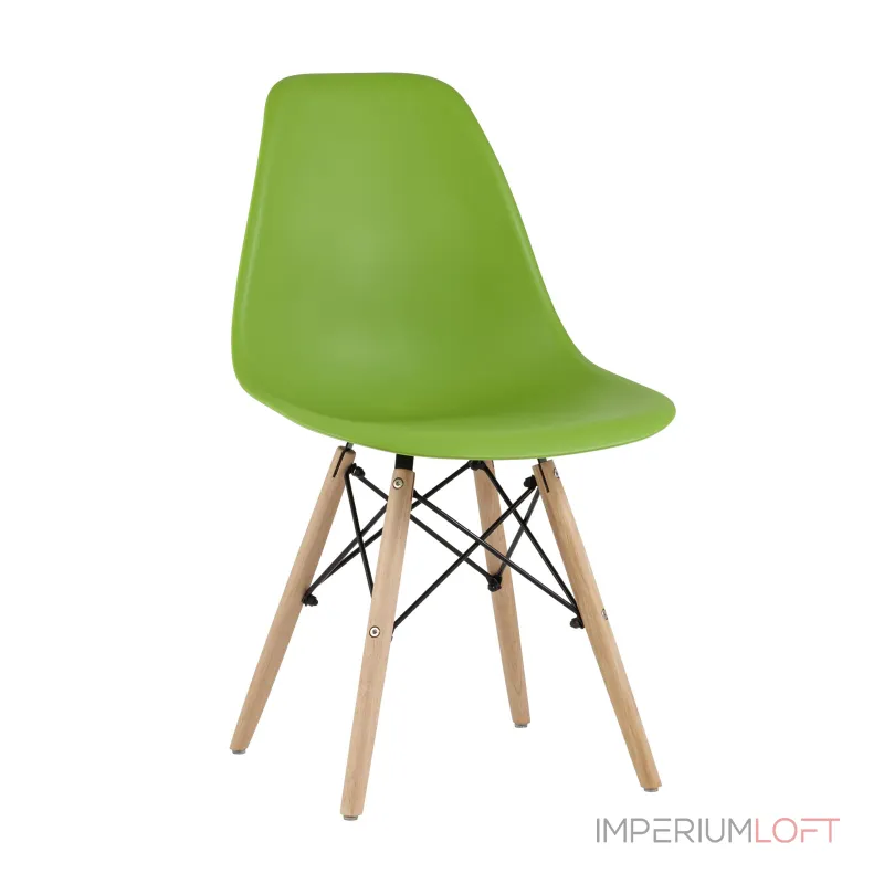 Стул Eames Style DSW зеленый (разборный каркас) Stool Group УТ000037591