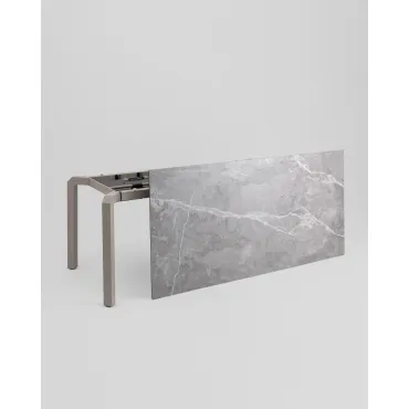 Стол обеденный Varden раскладной 180-240х90 см керамика серый Stool Group УТ000039917 от ImperiumLoft