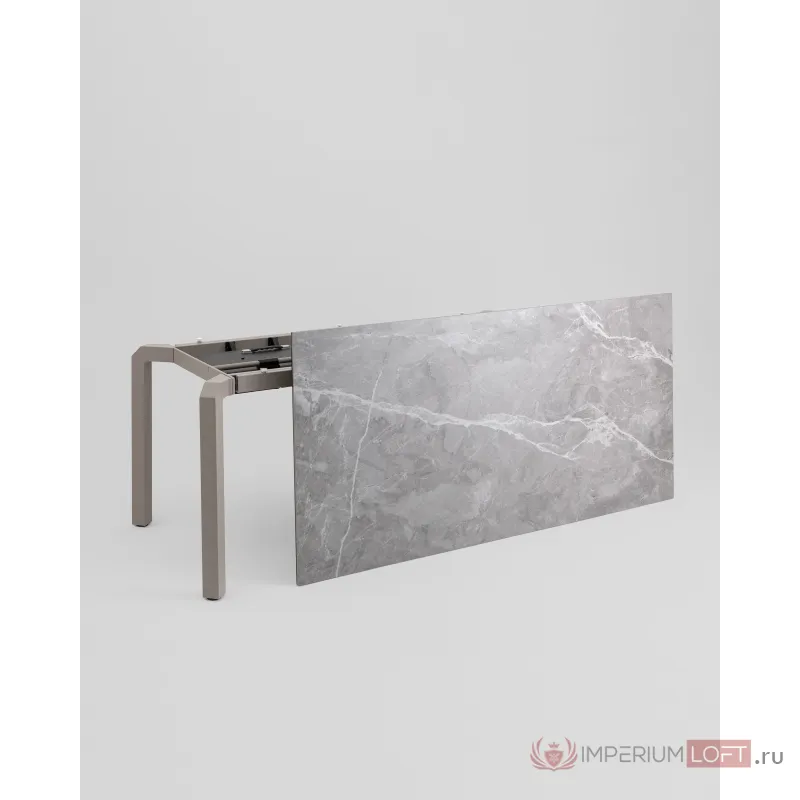 Стол обеденный Varden раскладной 180-240х90 см керамика серый Stool Group УТ000039917 от ImperiumLoft