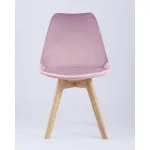 Стул FRANKFURT велюр розовый 4 шт. Stool Group УТ000036620