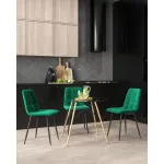 Стол Eames DSW NEW D80 стеклянный Stool Group УТ000039068