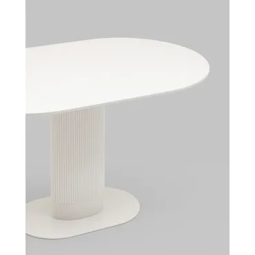 Стол обеденный Mystery 130*80 белый Stool Group УТ000039507 от ImperiumLoft