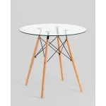 Стол Eames DSW NEW D80 стеклянный Stool Group УТ000039068