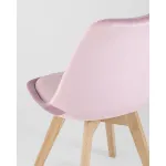 Стул FRANKFURT велюр розовый 4 шт. Stool Group УТ000036620
