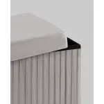 Пуф складной с ящиком Store Square серый Stool Group УТ000038973