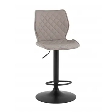 Стул барный Dome экокожа серый Stool Group УТ000039361