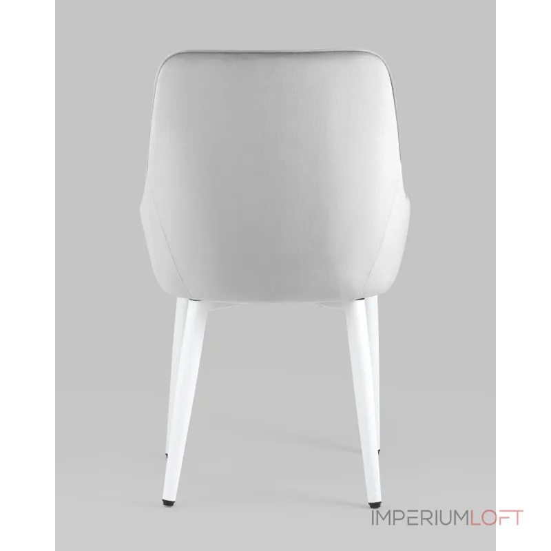 Стул Диана велюр серебристый ножки белые 4 шт Stool Group УТ000037411 Стул Диана велюр серебристый ножки белые 4 шт Stool Group УТ000037411