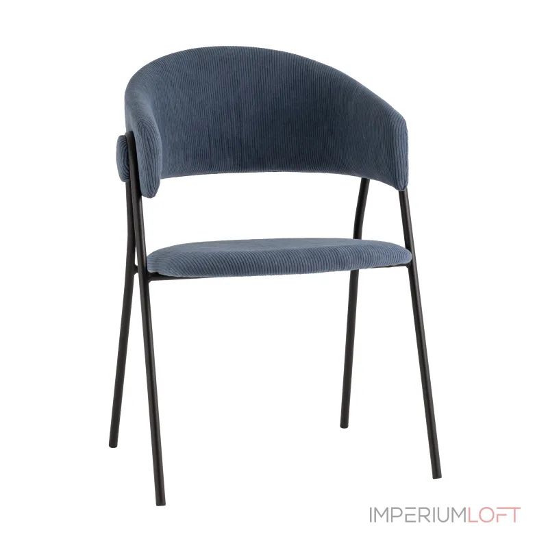 Стул Колин NEW вельвет пыльно-синий Stool Group УТ000038996