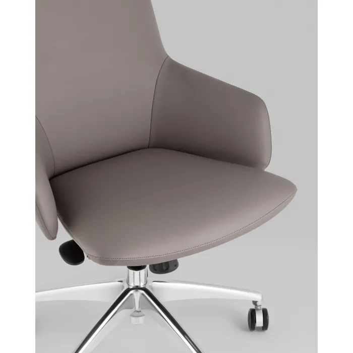 Кресло офисное Bow серый Stool Group УТ000038541 от ImperiumLoft
