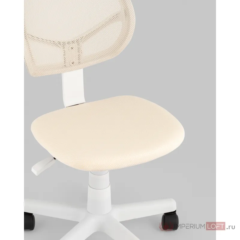 Кресло компьютерное детское ЛОЛО бежевый пластик белый Stool Group УТ000039090 от ImperiumLoft