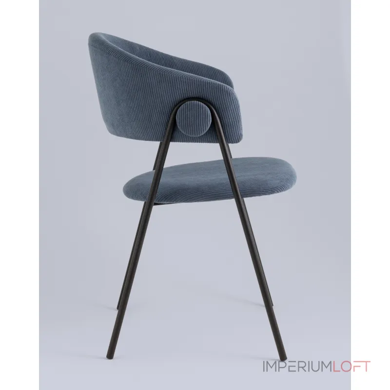 Стул Колин NEW вельвет пыльно-синий Stool Group УТ000038996