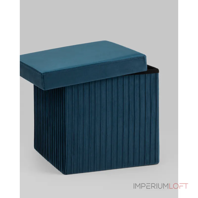 Пуф складной с ящиком Store Square синий Stool Group УТ000038972 Пуф складной с ящиком Store Square синий Stool Group УТ000038972