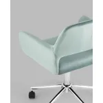 Кресло офисное ROSS велюр серо-зеленый Stool Group УТ000039077 от ImperiumLoft