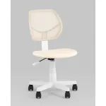 Кресло компьютерное детское ЛОЛО бежевый пластик белый Stool Group УТ000039090