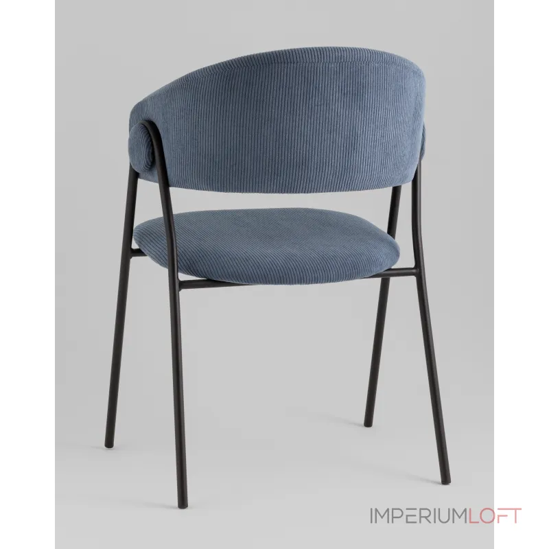 Стул Колин NEW вельвет пыльно-синий Stool Group УТ000038996