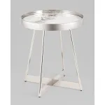 Журнальный столик Гера 50*50 см сталь серебро Stool Group УТ000039404