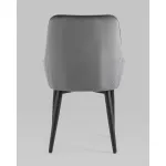 Стул Диана велюр серый 4 шт Stool Group УТ000037413 от ImperiumLoft