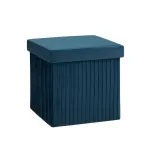 Пуф складной с ящиком Store Square синий Stool Group УТ000038972