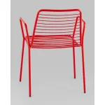 Стул с подлокотниками Дели металл красный Stool Group УТ000039268
