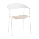Стул Eila с подушкой пластик белый Stool Group УТ000039779