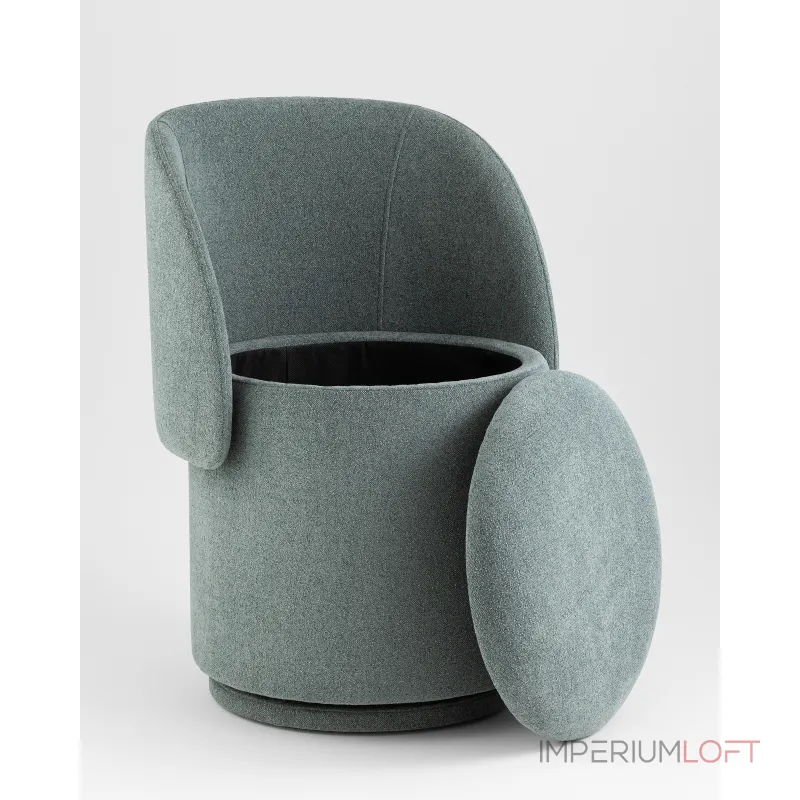 Пуф-трансформер вращающийся с ящиком Stool Group Таунсвилл УТ000042270 Пуф-трансформер вращающийся с ящиком Stool Group Таунсвилл УТ000042270