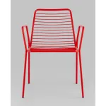 Стул с подлокотниками Дели металл красный Stool Group УТ000039268